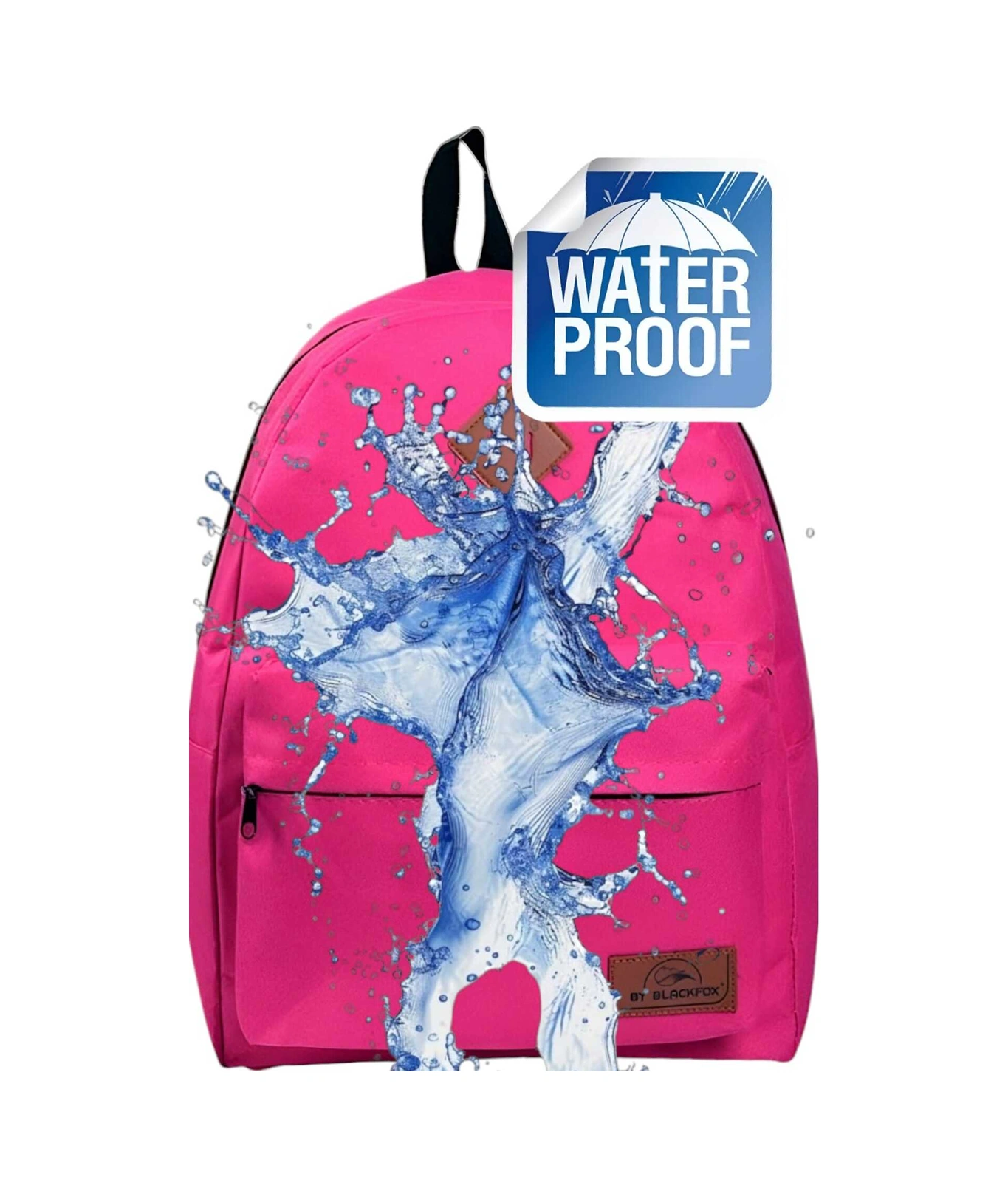 Tezzgelsin Unisex Su Geçirmez Günlük Kullanım Sırt Çantası Fuşya