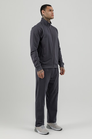 Airlife Sportswear Tam Boy Fermuarlı Erkek Dik Yakalı Eşofman Takımı Titanyum Antrasit