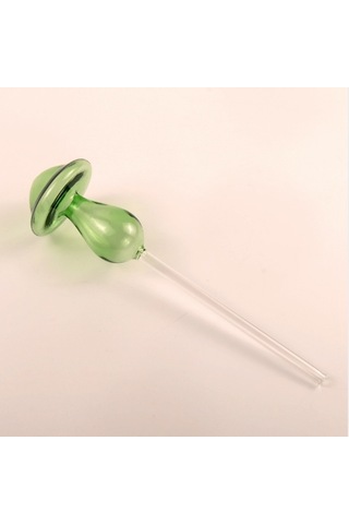 Sones Mantar Şekli Ev Bitkileri Çiçekler Su Besleyici Otomatik Kendiliğinden Sulama Şeffaf Cam Cihazlar Yeşil