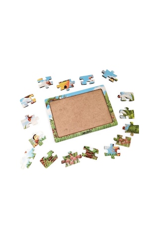 Arılar 16 Parça Eğitici Ve Öğretici Ahşap Çocuk Puzzle & Yapboz Bebek Çocuk Oyuncak