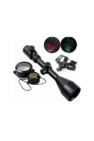 3-9x56eg Yüksek Kaliteli Çıft Işık Kırmızı,yeşil Kaynaklı Avcılık Süfer Dürbün B Diğer