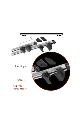 NYF Pençe Model Ara Atkı Aluminyum 109 cm