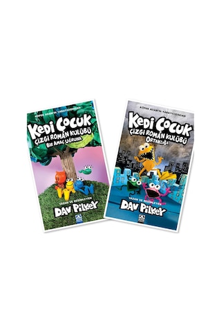 Köpek Adam 12 Kırmızı Patiler Dahil, Köpek Adam Son 2 Kitap, Kedi Çocuk Son 2 Kitap 5 Kitap