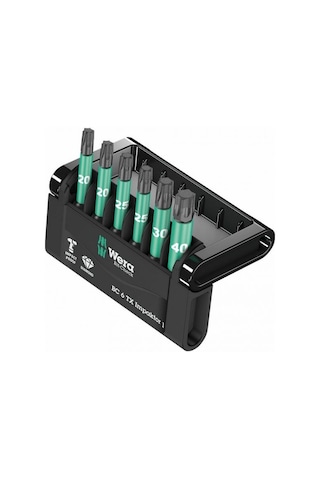Wera Bit-Check 6 TX Impaktor 1 Torx Bits Seti 05057693001