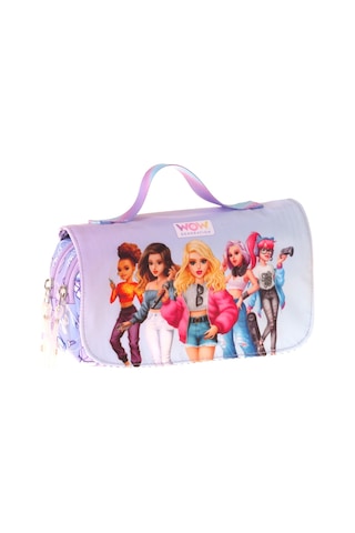Wow Generation Taşıma Askılı Kız Çocuk Very Nice Baskılı Şık Kalem Çantası Lila - W6082
