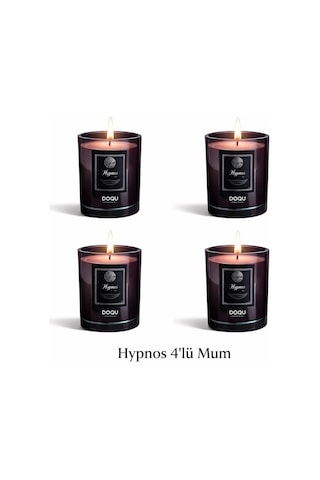 Doqu Home New Hypnoz Kokulu Mum Saydam - 170 Gr Siyah