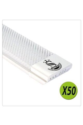 80w 120 Cm Kristal Yatay Led Bant Armatür-trafolu Beyaz-50 Adet Beyaz