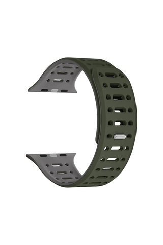 Watch 10 46mm Redclick Krd-124 Silikon Kordon Terletmeyen Delikli Strap Kayış