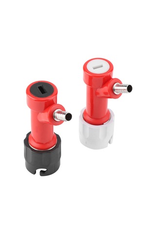 Vkemall Plastik Kola/7up Tankı Bağlantı Elemanı, Ev İçi Biracılık Keg Sistemi İçin, Gaz Ve Akışkan Ayırıcı Siyah Ve Gri