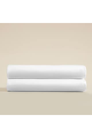 Chakra Classıc Bambu Tek Kişilik Düz Çarşaf 180x260 Cm Beyaz