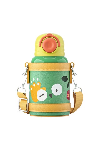 Aurora Çocuk Termos Badağıpaslanmaz Çelik Suısıcısısısısısısıstani Anti-fallörenci Su Bardağı Yeşil