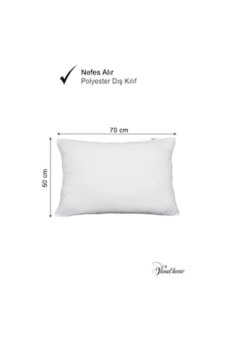 Vionel Home 2 Adet Ekonomik Boncuk Silikon Otel Yastığı 50 x 70