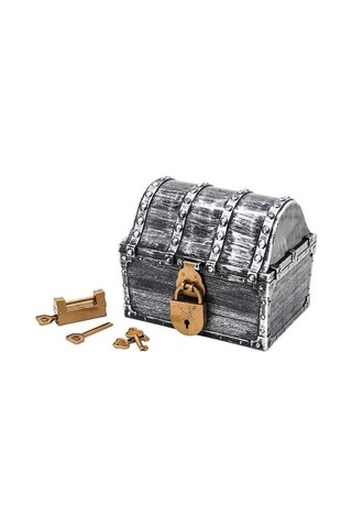 Pazly Sandığı Oyuncak Korsan Homyl Hazine Gümüş Çocuklar Antik Wl