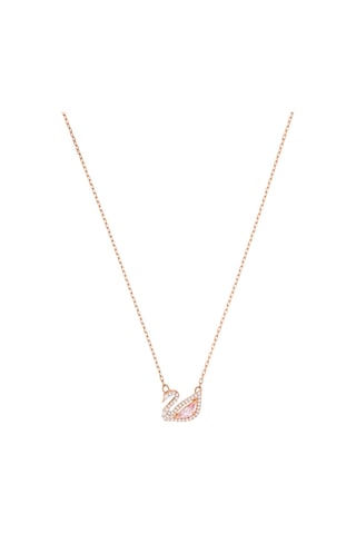 5469989 Swarovski Kolye Dazzling Swan:Necklace Czmo/Ros