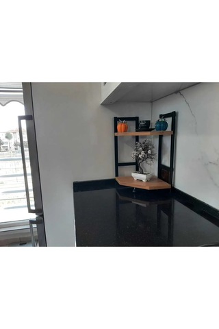 Tezgah Üstü Köşe Raf İkili Atlantik Çam