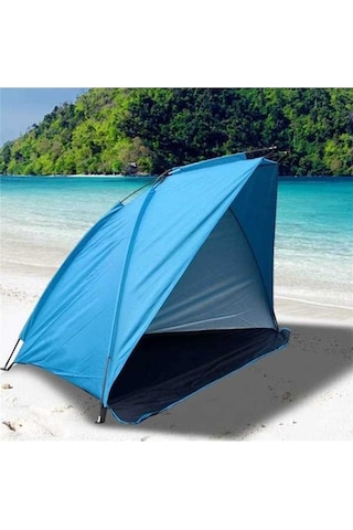 Bloomnest Tek Katmanlı Kamuflaj Çadır, Açık Hava Kamp & Piknik Çadırı, Balıkçılık İçin, Renkli Çift Kişilik Mavi Mavi, Tek Katmanlı Kamp Çadır Mavi