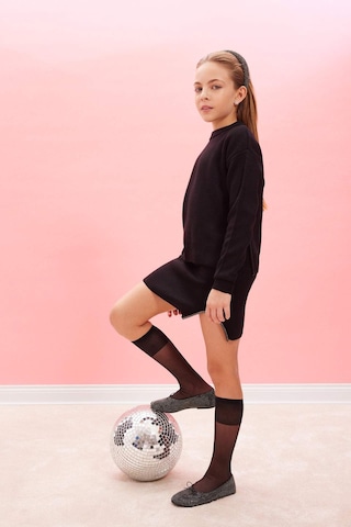 DeFacto Kız Çocuk Siyah Taşlı Etek D1389A824WNBK27 Siyah