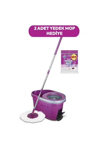 Thunderbolt Pedallı Otomatik Temizlik Seti Ve 2'li Yedek Mop