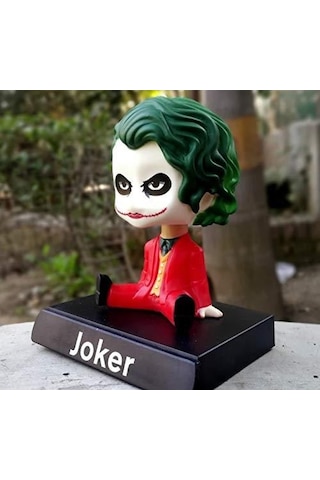 The Joker Villain S Edition Anime Sallanan Kafalı Figür Biblo Telefon Tutucu Dekoratif Masa Süsü Krm Joker