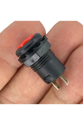Ic-185d Buton Yuvarlak Plastik Kalıcı 12mm 2p