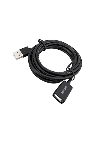 Philips Swr1526f/93 2 Metre Usb 2.0 Uzatma Kablosu Veri Şarj Destekli