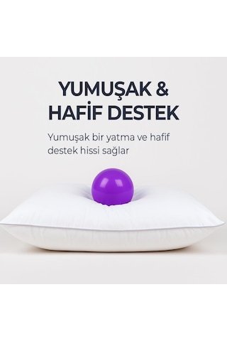 Eko 15 Kaz Tüyü Yastık 50x70 Cm %15 Gıdık Tüyü,%85 Sırt Tüyü, Uygun lı Doğal Yastık Genel