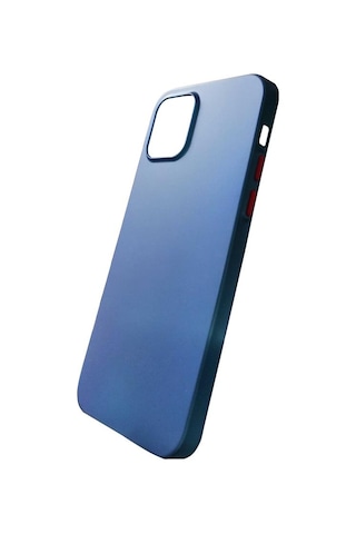 Keephone Apple Uyumlu iPhone 12 6.1'' İle Silikon Kılıf Mavi