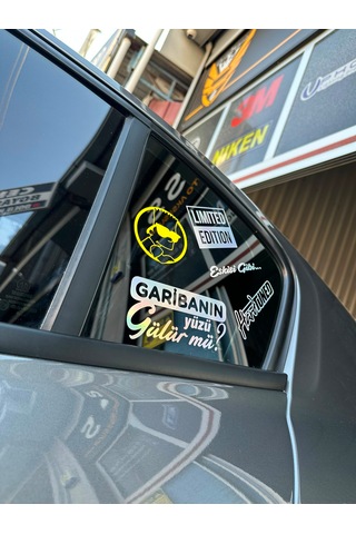 5 Li Oto Sticker Seti Limited 0