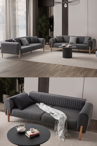 Galata 3 3 Koltuk Takımı Antrasit