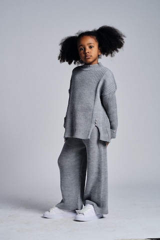 Triko Salaş İkili Takım Gri