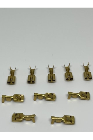 10 Adet 4,8 Mm Dişi Fiş Tırnaklı Terminal Kablo Ucu Sf2d