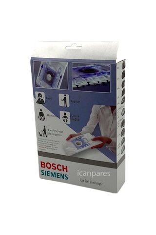 Bosch Uyumlu Ultra 12 Silence Type G Süpürge Toz Torbası