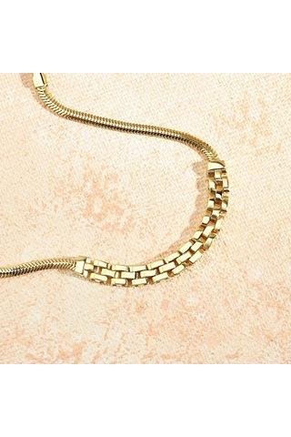 Altın Sade Bileklk BL0012 Sarı Altın