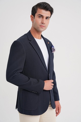 Efor C 694 Ceket Slim Lacivert Casual Lacivert