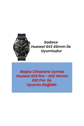 Sneezy Huawei Watch Gt3 46mm Pc Sert Kasa Ve Ekran Koruyucu