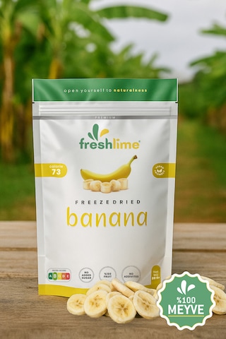 Freshlime Muz Kuru Meyve Cipsi 20 G
