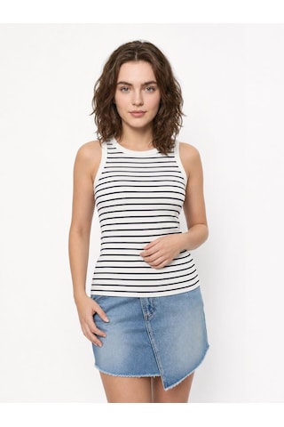 LOFT Slim Fit Kadın Atlet Lf2042559 Q1.v1 Beyaz