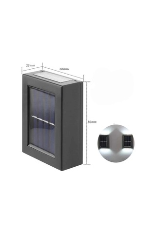 Bahçe Aydınlatması Solar Güneş Enerjili Dekoratik Led Işıklı Lamba Çok Renkli