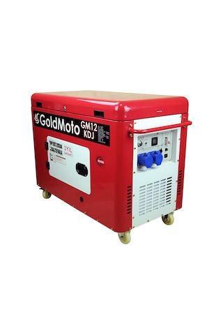 Goldmoto Gm12Kdj Dizel Jeneratör 10 Kva Monofaze Marşlı Kabinli