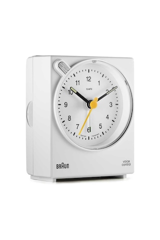 Braun Bnc004whwh Alarmlı Masa Saat Beyaz Ses Kontrol Beyaz