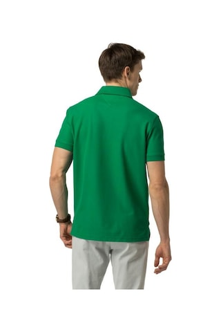 Tommy Hilfiger Polo Yaka Pike Erkek T-shirt Yeşil - Haki