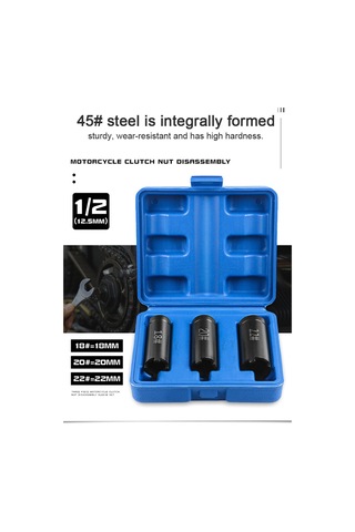 Motosiklet Debriyaj Somunu Sökün 4-pençeli Soket Başlangıç K22681