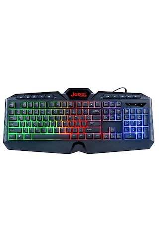 Jedel K504 Multimedia Rgb Kablolu Mekanik Oyuncu Klavye