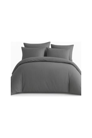 Çift Kişilik Çizgili Saten Nevresim Takımı%100 Pamuk 200x220 - Yumuşak Dokulu Lüks Nevresim Takımı - 4 Parça - Çok Renkli