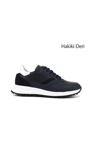 Gönderi(R) Gönderi R Erkek Lacivert Antik Bağcıklı Hakiki Deri Comfort Sneaker Ddma80338310