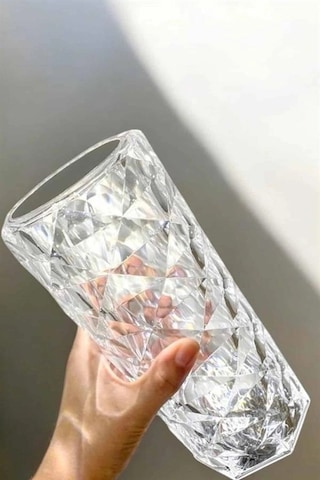 Gece Lambası Kristal Lamba Dokunmatik Şarjlı Hediyelik .
