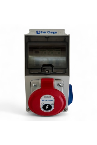 Ever Charger Monofaz Elektrikli Araç Kombibox Plastik, Kaçak Ak