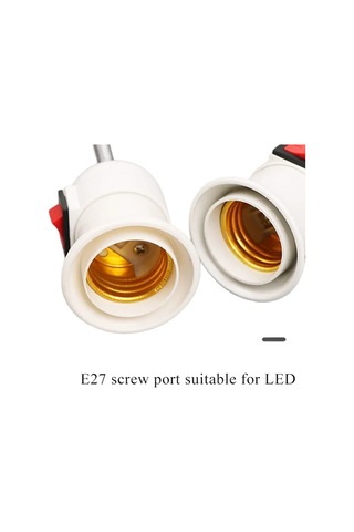 Lamba Tabanı Esnek Viraj Mobil Test Işık Soketi Lamba Adaptörü