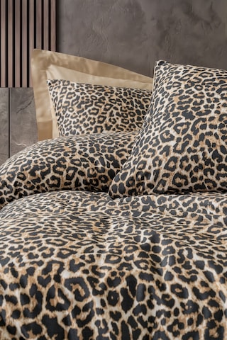 Cotton Box Saten Çift Kişilik Nevresim Takımı Kalahari Bej