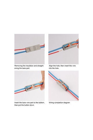 Yaozixa 28 Adet Renkli Kablolu Bağlayıcı 11-28awg , V0 Ateş Direnci, 250v/32a, Endüstriyel Elektrik Cihazları İçin Hızlı Terminal